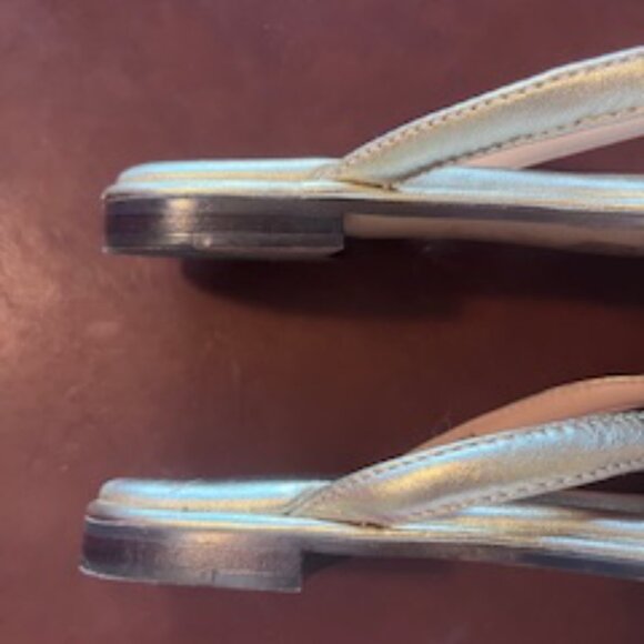JCrew Gold Metallic Sandals - Picture 2 of 5